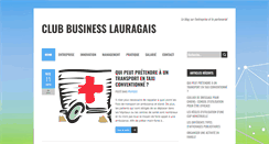 Desktop Screenshot of clubbusinesslauragais.fr