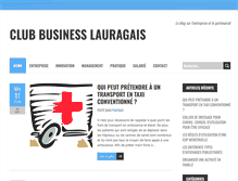Tablet Screenshot of clubbusinesslauragais.fr
